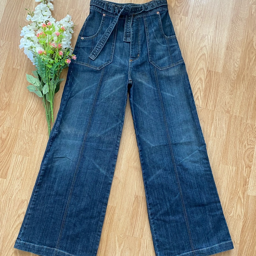 💥❤️‍🔥HP!NWOT Jainesse "FOXY" Ultra High Waisted 70’s style wide-leg jean pants